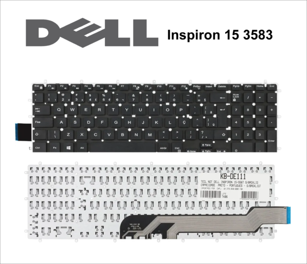 TECLADO NOTEBOOK DELL INSPIRON I15-7572