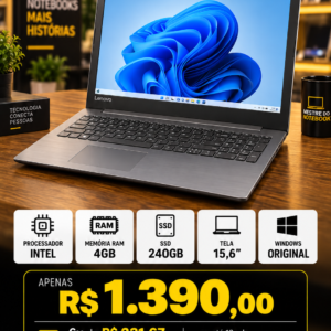 LENOVO 320-15IAP CELERON 4G GB SSD SATA 240 GB 15 pol